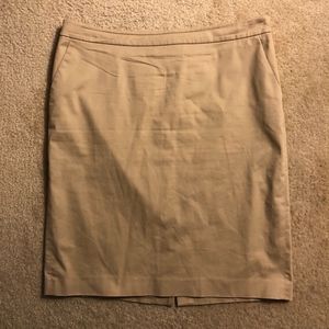 Talbots khaki skirt